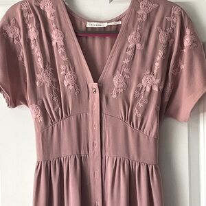 Francesca’s Blu Pepper midi dress